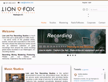Tablet Screenshot of lionfox.com
